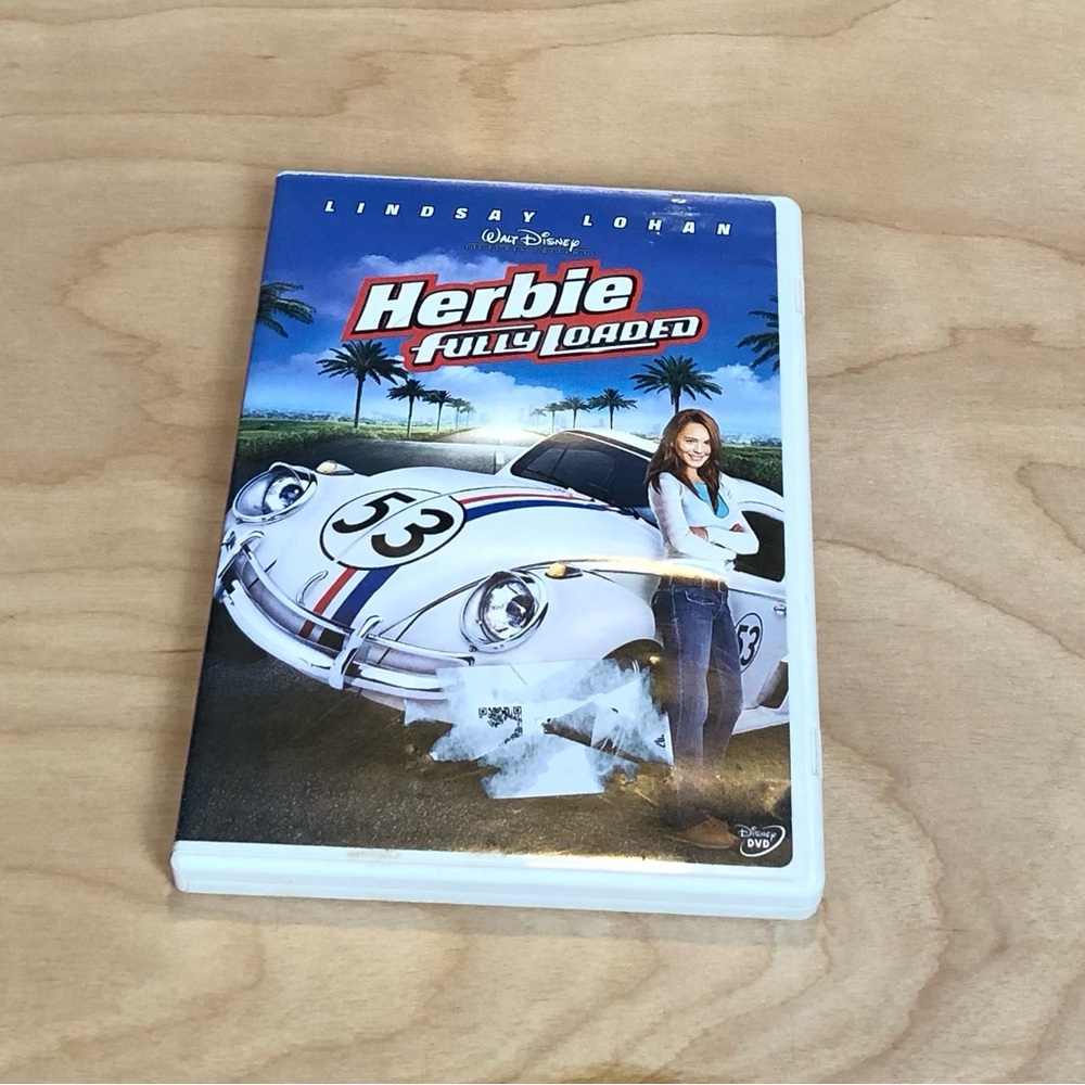 Herbie Fully Loaded (Walt Disney) DVD - White & Blue Cover